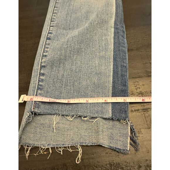LOFT Modern Skinny Two Toned Denim Side Stripe - Sz 30/10 - Picture 9 of 12